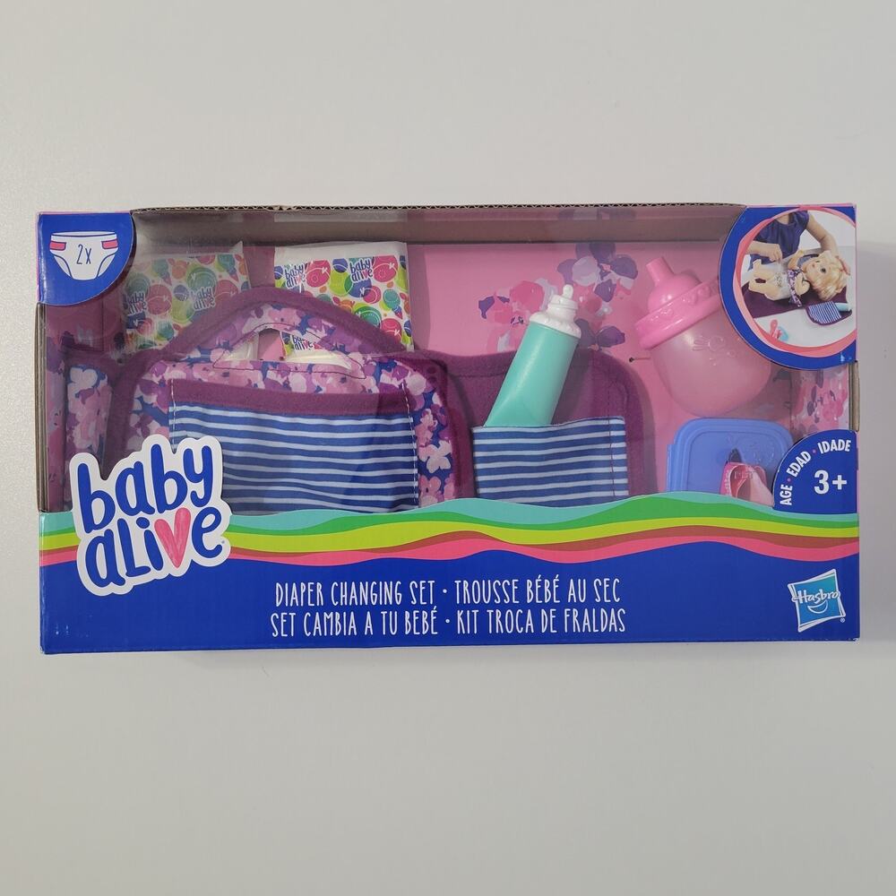 Hasbro Baby Alive Diaper Changing Set Accessory Ages 3+ 2018, New in Box